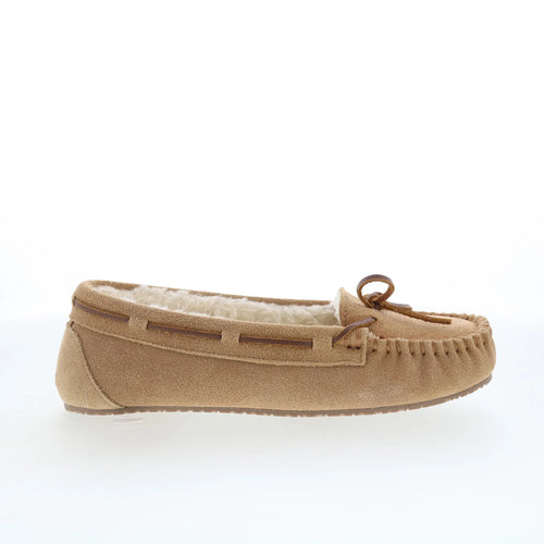 Minnetonka Allie Junior Trapper 4052 Womens Brown Loafer Slippers Shoes