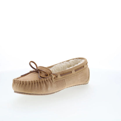 Minnetonka Allie Junior Trapper 4052 Womens Brown Loafer Slippers Shoes