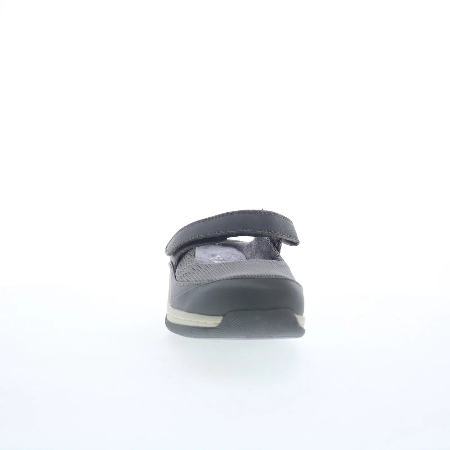 Softwalk Arcadia S2200-058 Womens Gray Canvas Strap Clog Flats Shoes