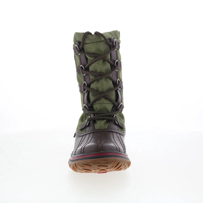 Pajar Aviva PDPAB00190.01 Womens Green Synthetic Lace Up Casual Dress Boots