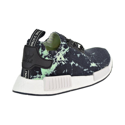 Adidas NMD_R1 Primeknit Men's Shoes Core Black/Cloud White/Aero Green
