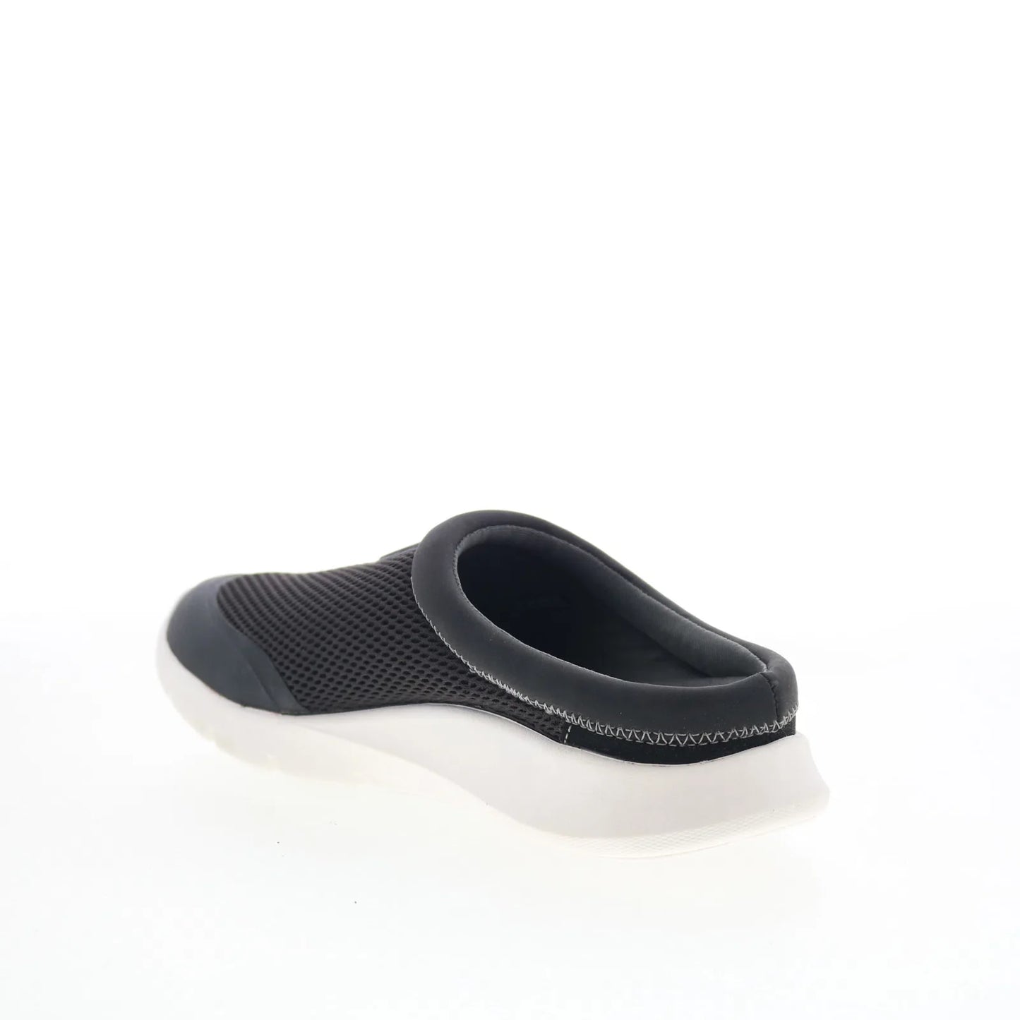 Spenco Bliss Slide SP1003BLK Womens Black Mesh Slip On Mule Flats Shoes