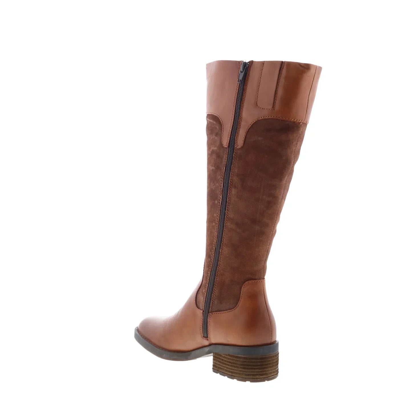 Born Ginger BR0042762 Womens Brown Leather Zipper Knee High Boots