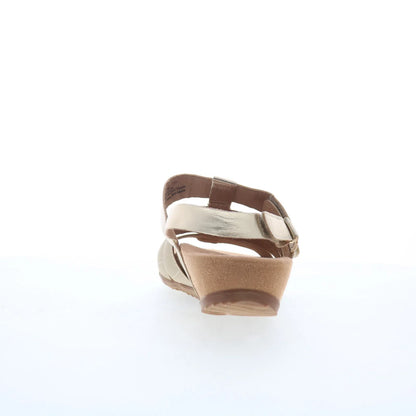 Softwalk Burnaby S2401-731 Womens Beige Leather Strap Slides Sandals Shoes