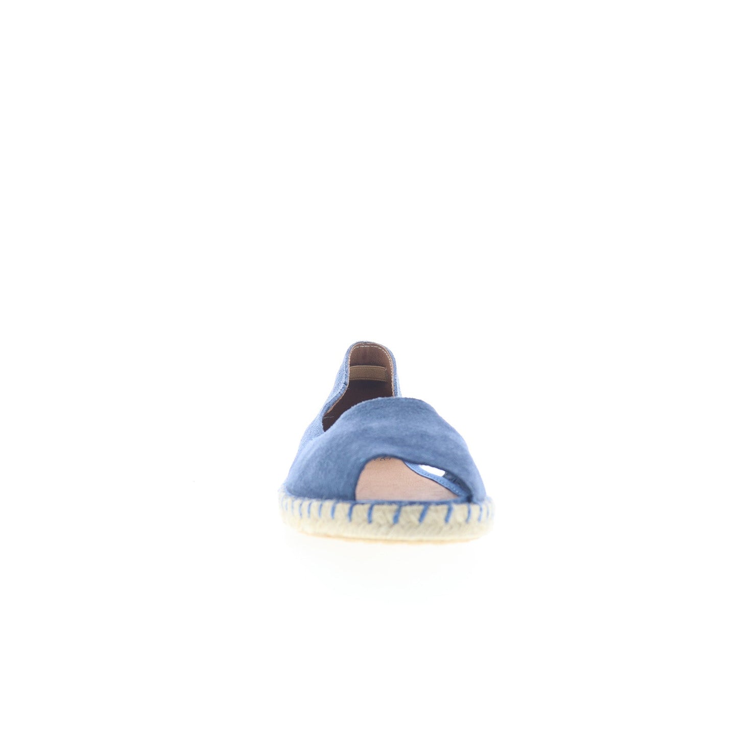 Miz Mooz Cruze Womens Blue Suede Slip On Espadrille Flats Shoes