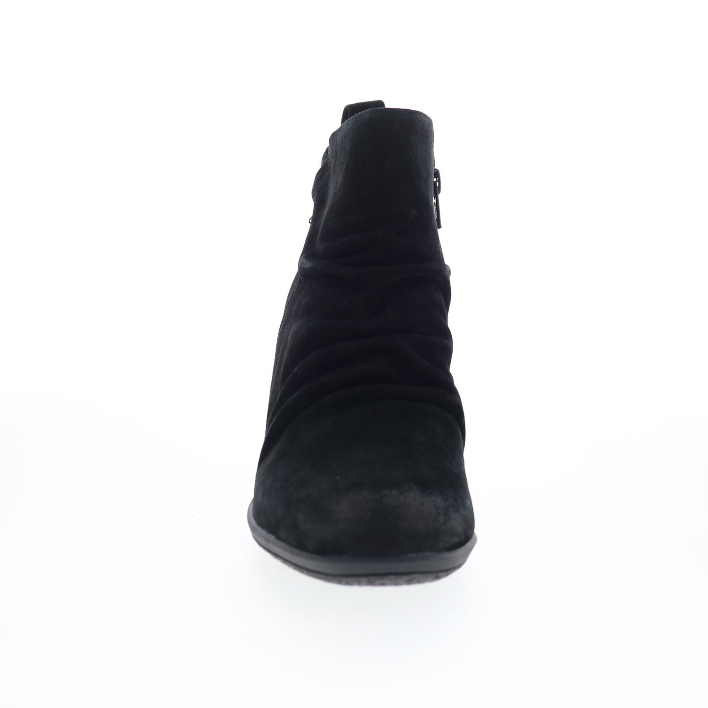 Comfortiva Brandy CT00530 Womens Black Suede Zipper Ankle & Booties Boots