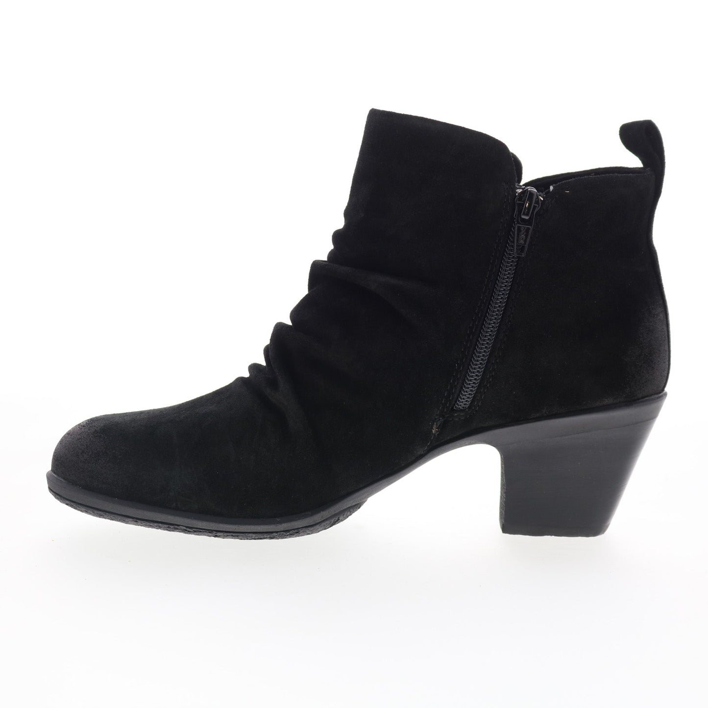 Comfortiva Brandy CT00530 Womens Black Suede Zipper Ankle & Booties Boots