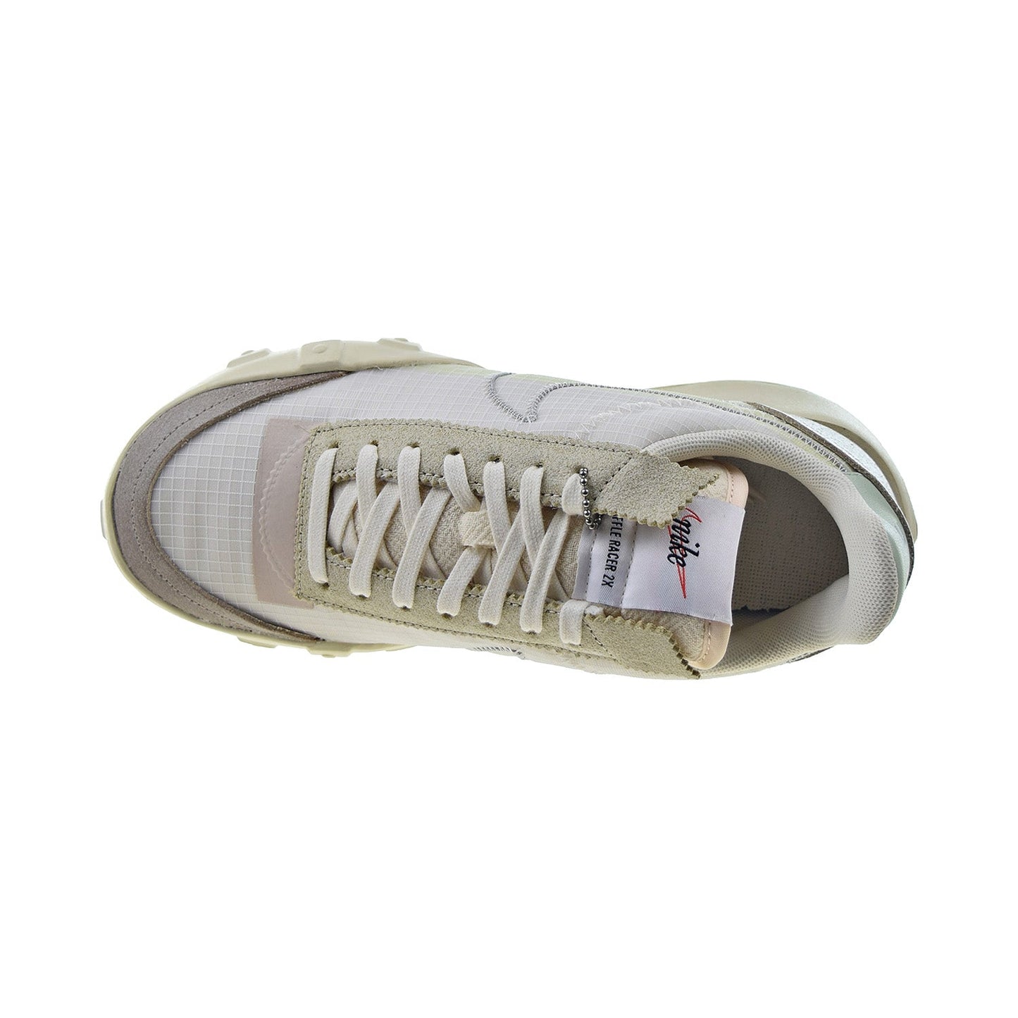 Nike Waffle Racer LX Series QS Women's Shoes Pale Ivory-Silver