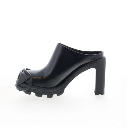 Diesel D-Hammer Ml D W Womens Black Leather Slip On Pumps Heels Shoes