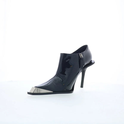 Diesel D-Tona SC Mules Womens Black Leather Slip On Pumps Heels Shoes
