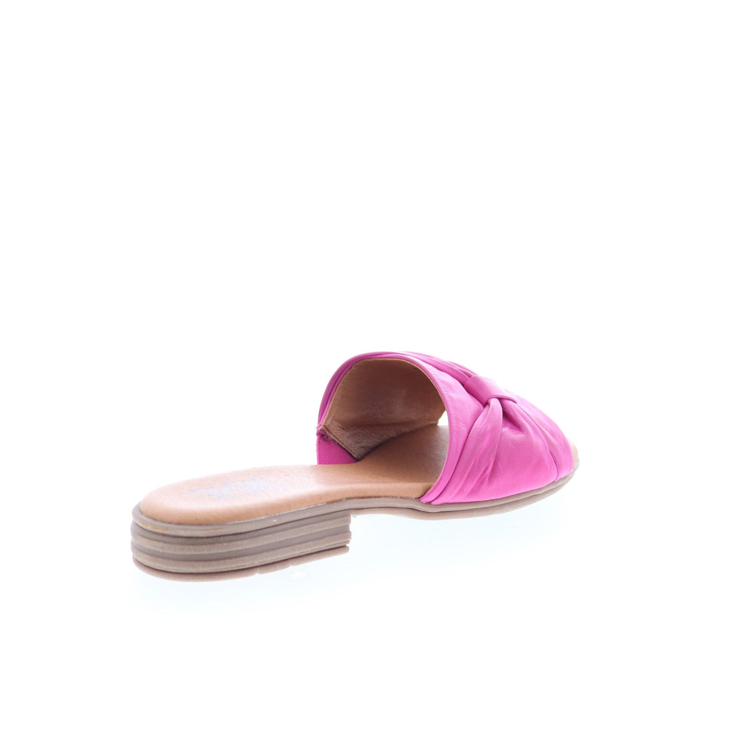 Miz Mooz Daisey Womens Purple Leather Slip On Slides Sandals Shoes