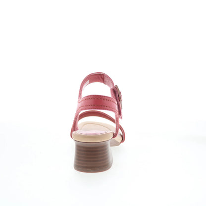 Clarks Desirae Coast 26177080 Womens Pink Leather Strap Sandals Shoes