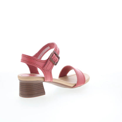 Clarks Desirae Coast 26177080 Womens Pink Leather Strap Sandals Shoes