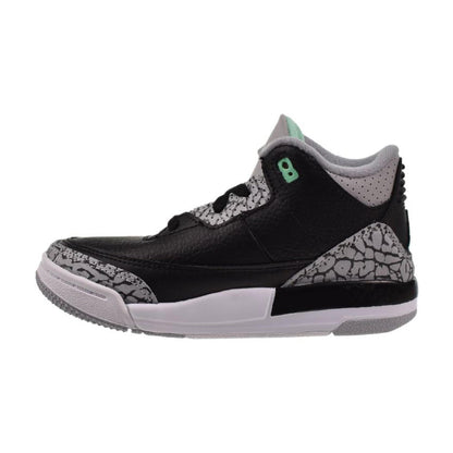 Jordan 3 Retro "Green Glow" (TD) Toddlers' Shoes Black-Wolf Grey-Green