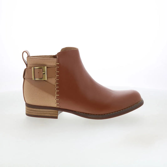 Spenco Dove Creek Boots SP1002SAD Womens Brown Leather Ankle & Booties Boots