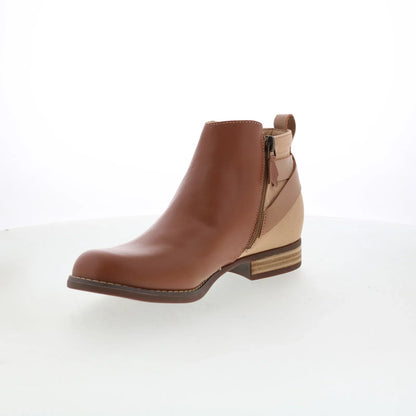 Spenco Dove Creek Boots SP1002SAD Womens Brown Leather Ankle & Booties Boots