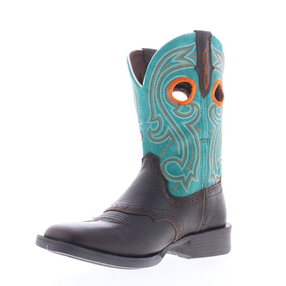 Durango Westward DRD0446 Womens Brown Leather Slip On Western Boots