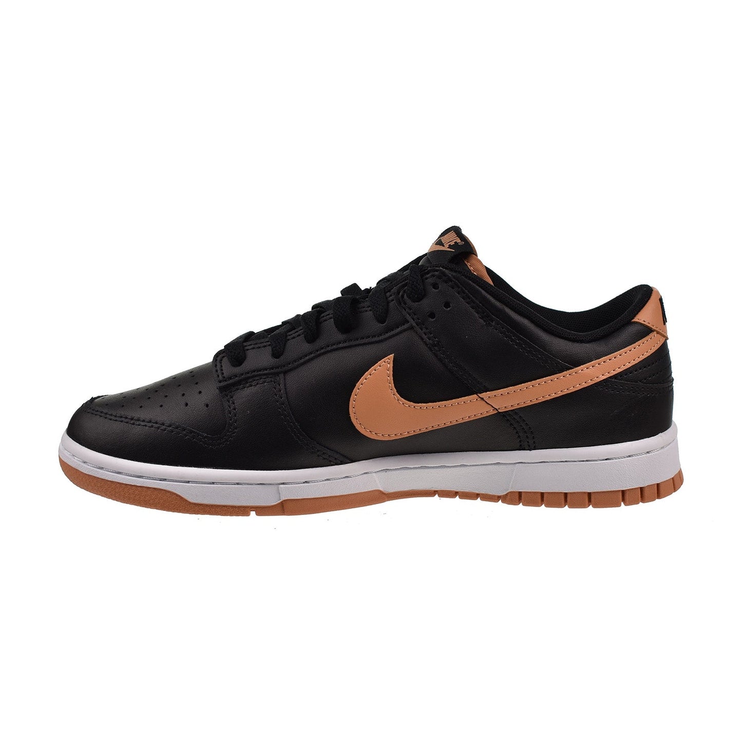 Nike Dunk Low Men's Shoes Black-Amber Brown