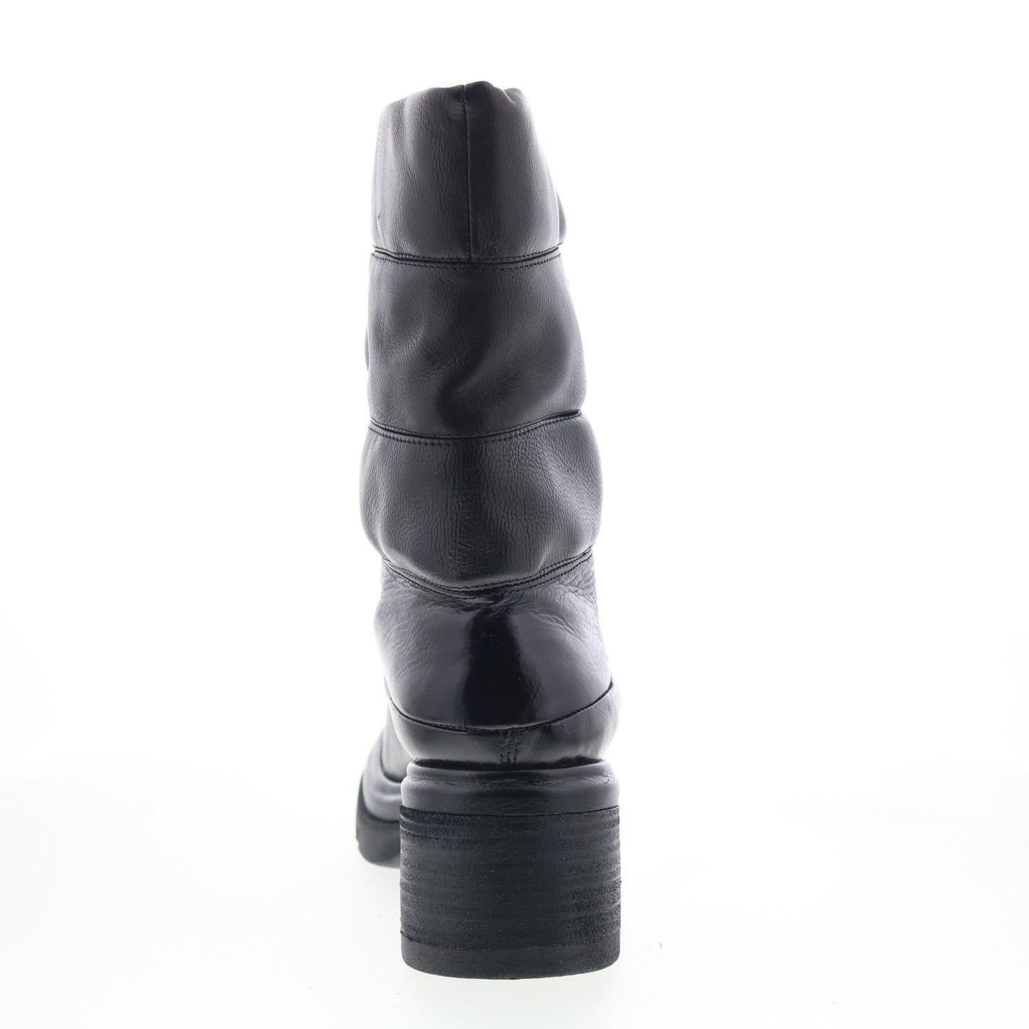 A.S. 98 Edwin Womens Black Leather Zipper Casual Dress Boots