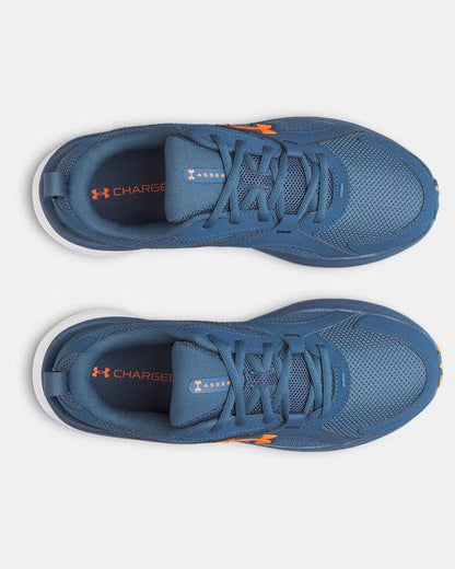 Under Armour Men's Charged+ Assert 11 Shoe Wham Blue/Orange