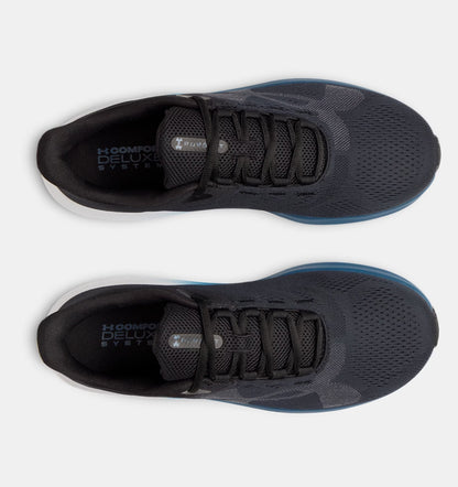 Under Armour Men's Big Logo Charged Pursuit 4 Shoe Black/Blue/Anthracite