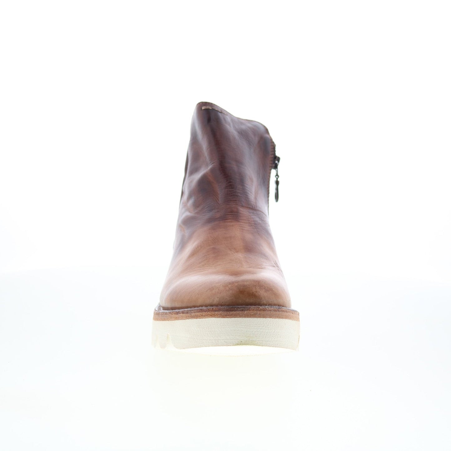 Bed Stu Lydyi F395501 Womens Brown Leather Zipper Ankle & Booties Boots