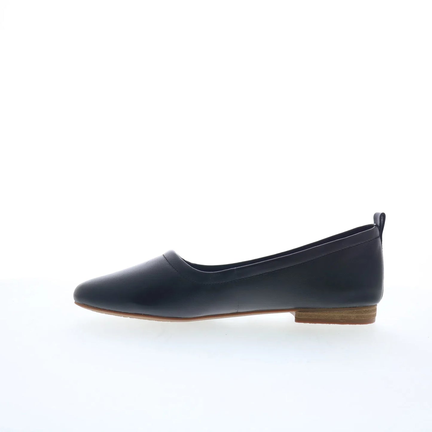 Clarks Fawna Soft 26181224 Womens Black Leather Slip On Loafer Flats Shoes
