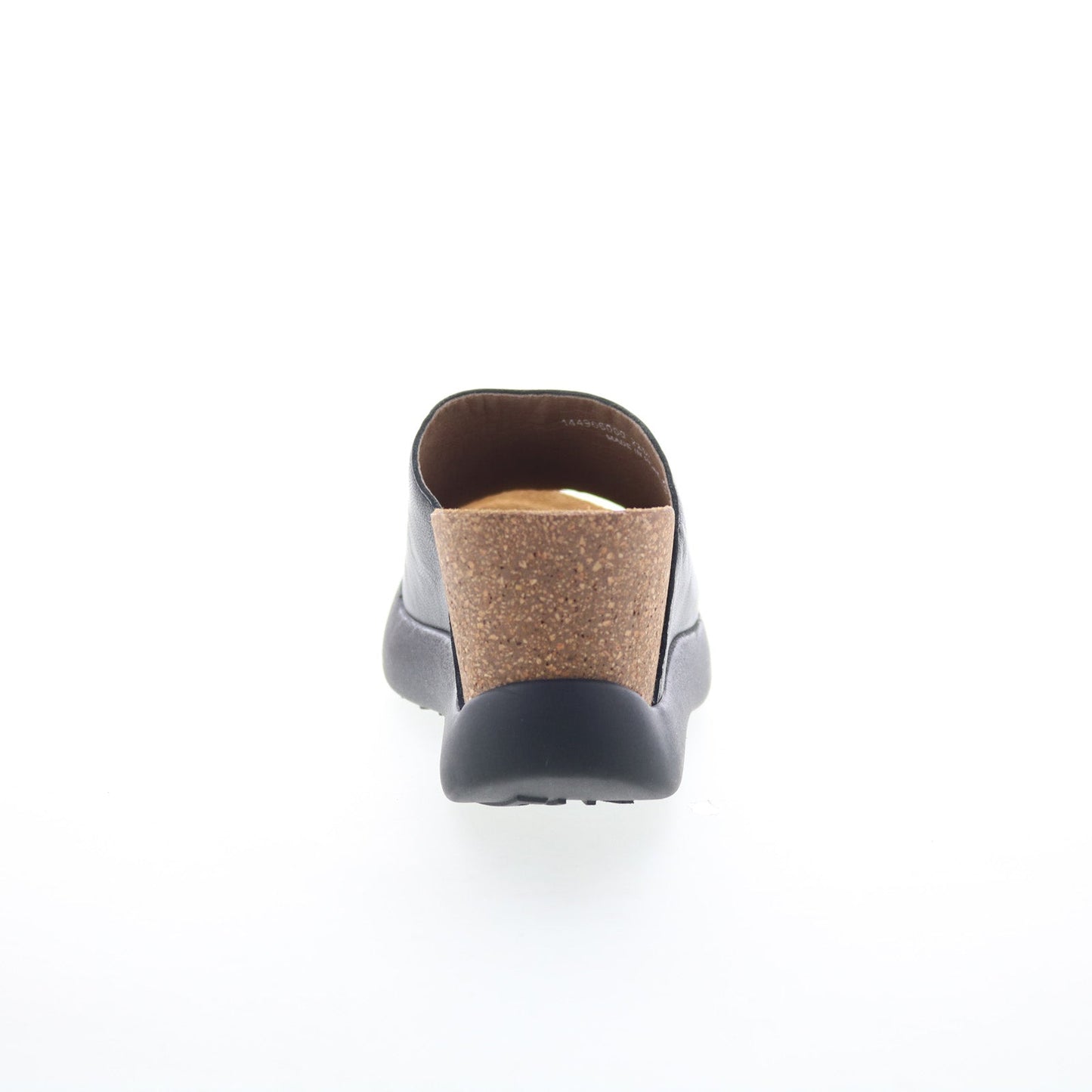 Fly London Gino GINO966FLY-000 Womens Black Leather Slides Sandals Shoes