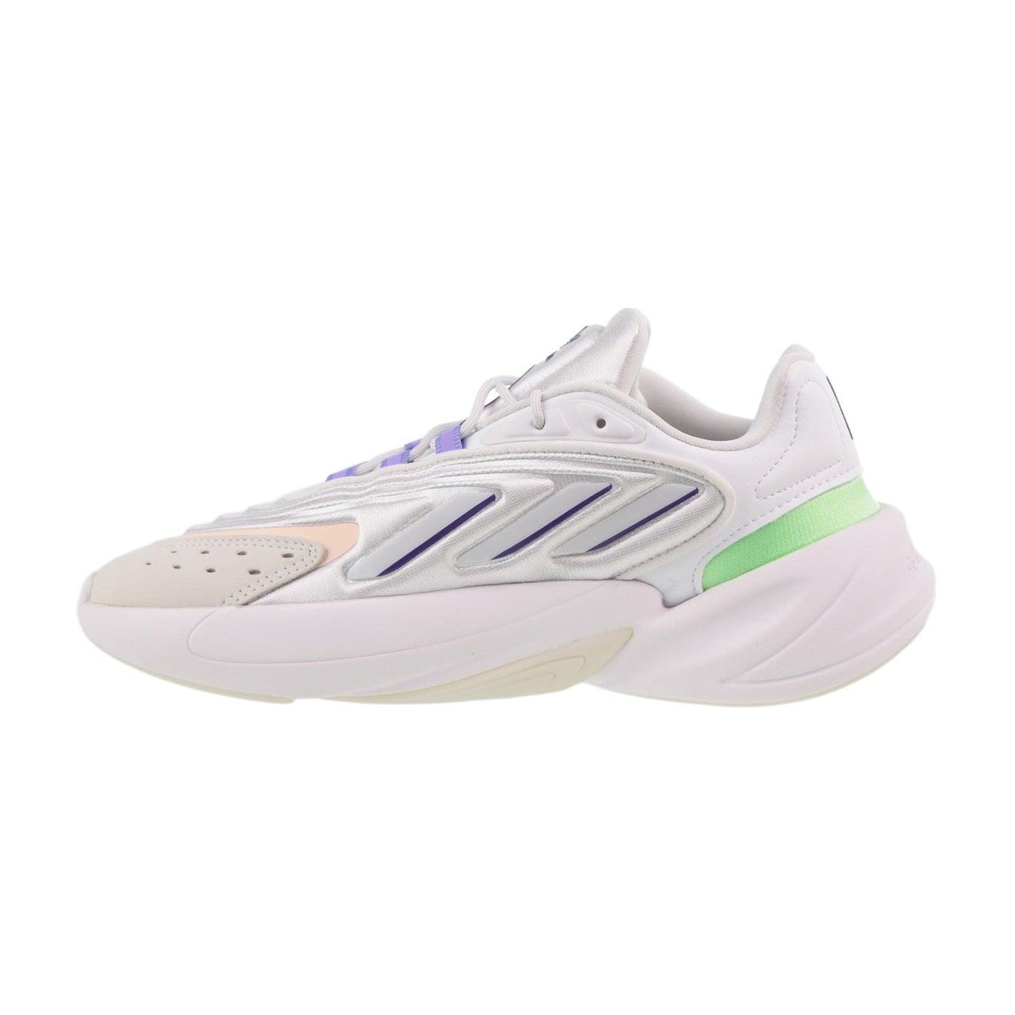 Adidas Ozelia Women's Shoes Cloud White-Dark Purple-Beam Green