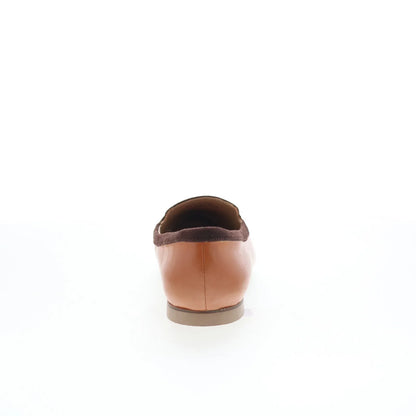 Trotters Hannah T2270-215 Womens Brown Leather Slip On Loafer Flats Shoes