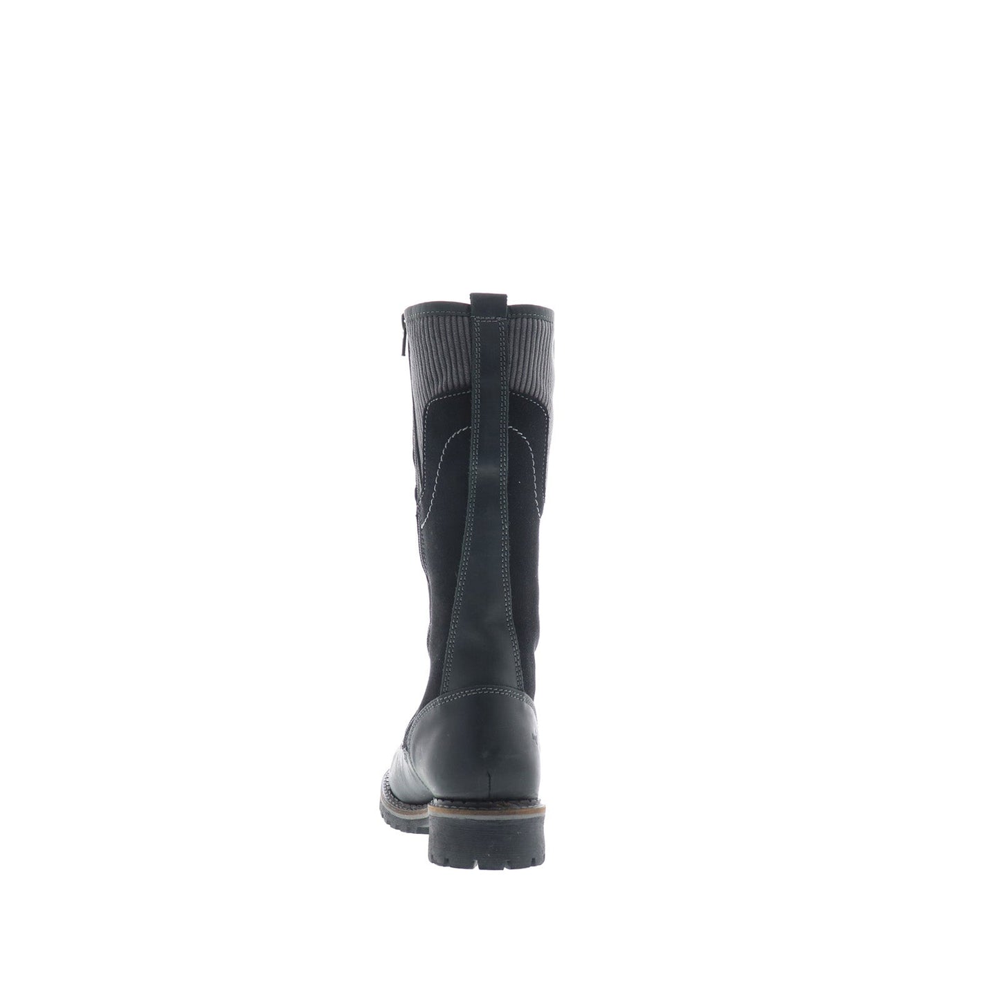Bos. & Co. Harrison Womens Black Leather Lace Up Casual Dress Boots