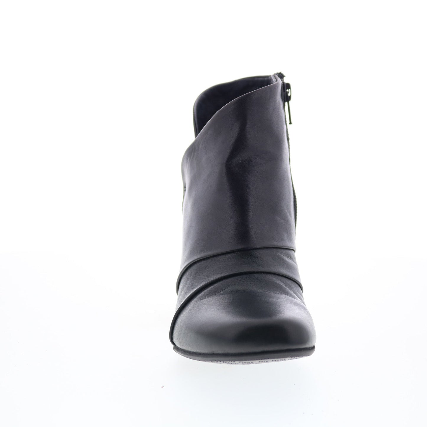 Miz Mooz Haydin Womens Black Leather Zipper Ankle & Booties Boots