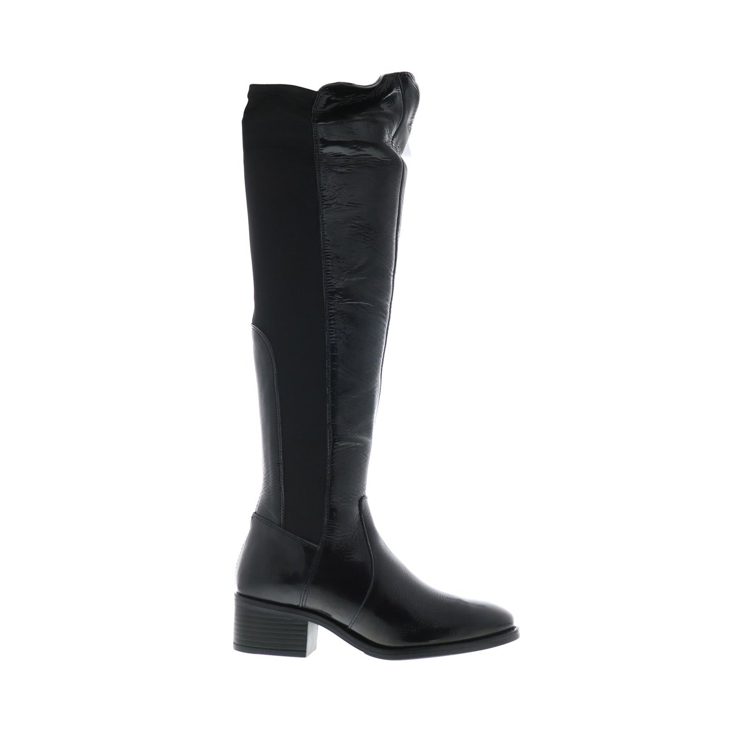 Bos. & Co. Jemmy Womens Black Synthetic Zipper Knee High Boots
