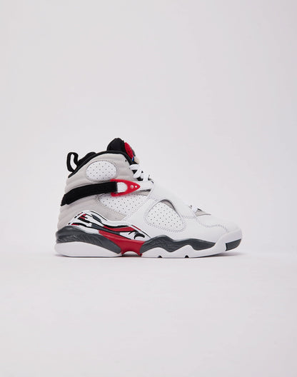 Jordan Air Jordan 8 Retro 'White and True Red' Grade-School