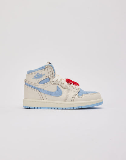 Jordan Air Jordan 1 Retro High OG 'Psychic Blue and Pale Ivory’ Pre-School