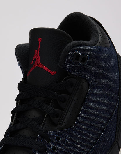 Jordan Air Jordan 3 Retro x Levi's 'Indigo and Gym Red'