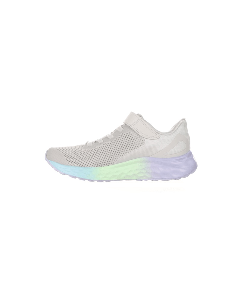 New Balance Kid's Fresh Foam Arishi v4 Bungee Lace with Strap Shoe Grey Matter