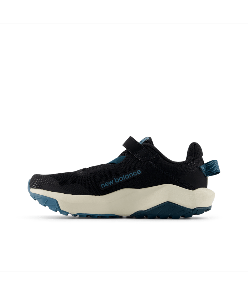 New Balance Kid's DynaSoft Nitrel Bungee Lace with Top Strap Shoe Black/Timberwolf