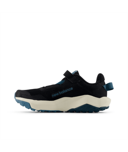 New Balance Kid's DynaSoft Nitrel Bungee Lace with Top Strap Shoe Black/Timberwolf