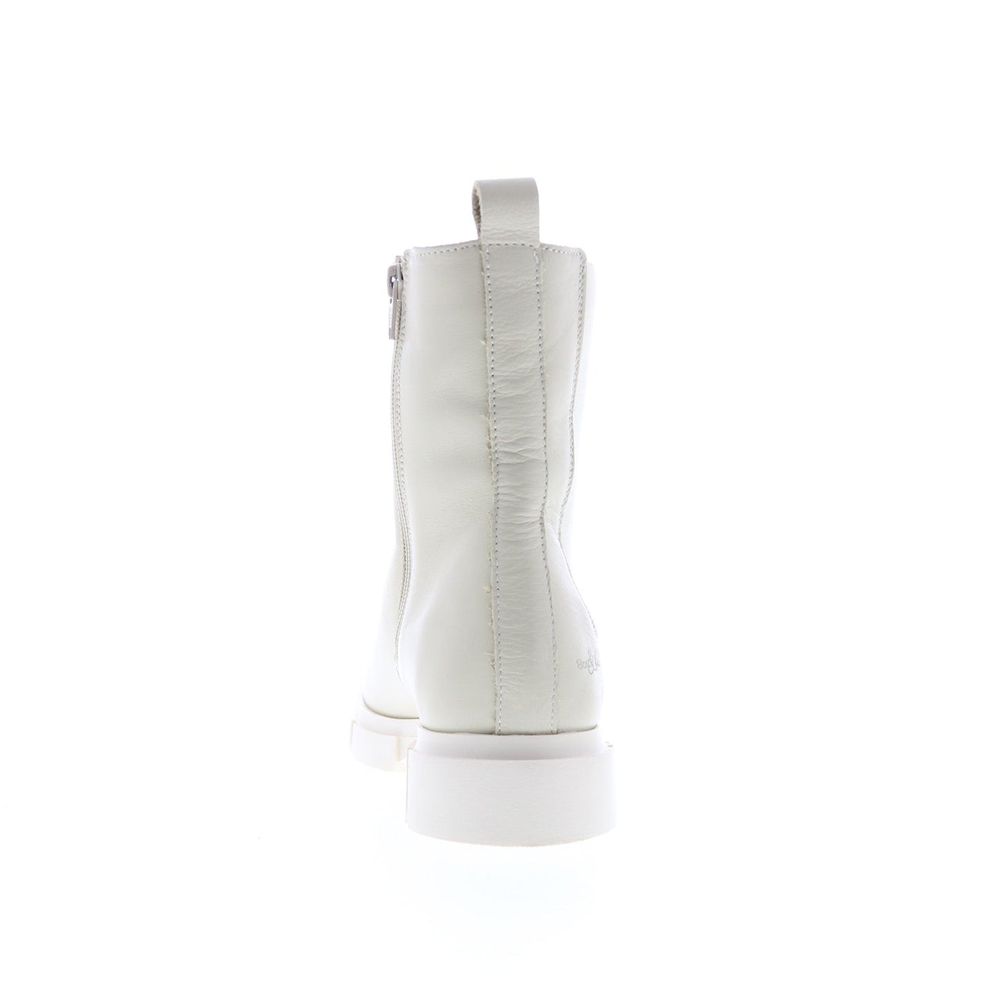 Bos. & Co. Lock Womens Beige Leather Zipper Casual Dress Boots