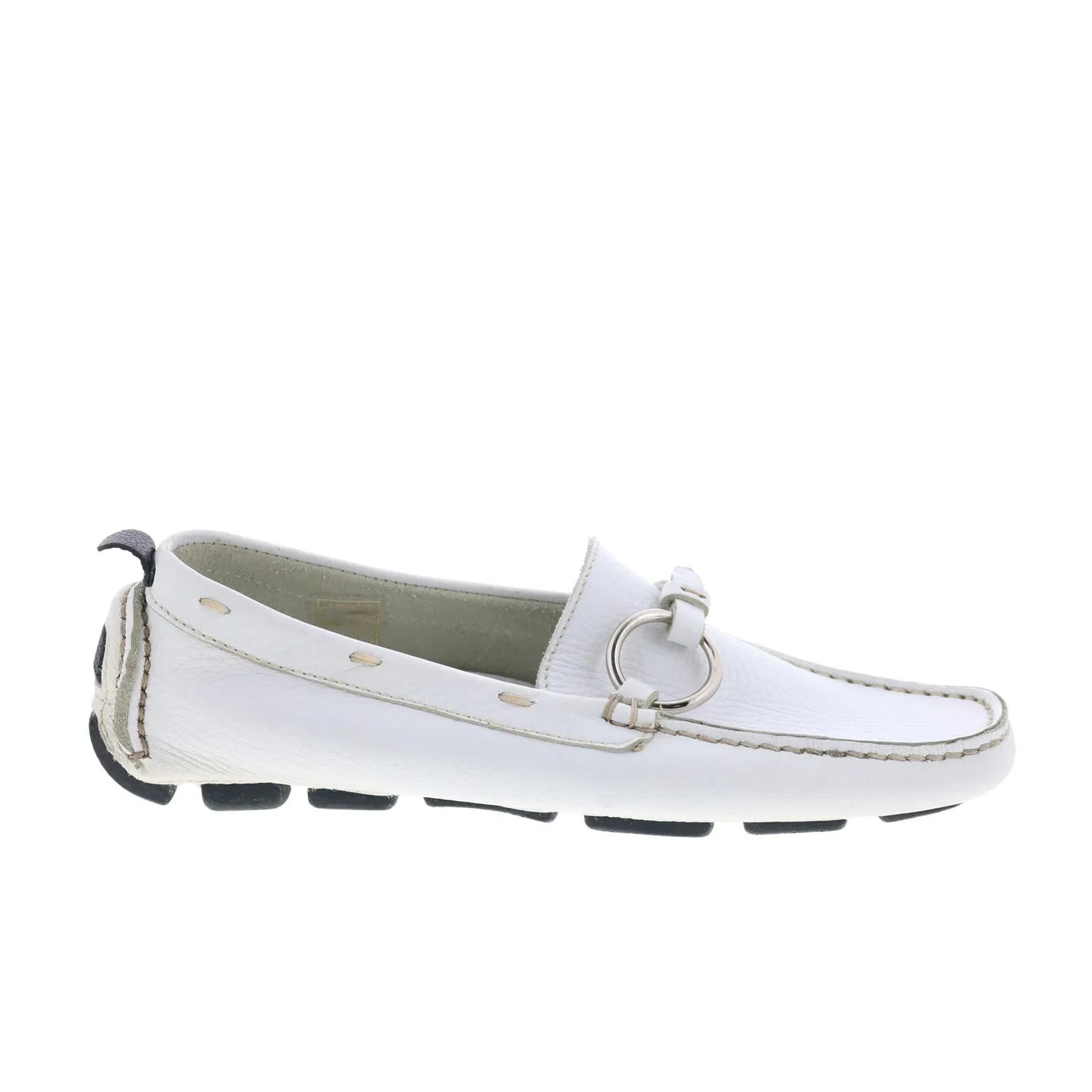 Maracchini & Boghossian Bianco MARAC 13 Womens White Moccasin Flats Shoes