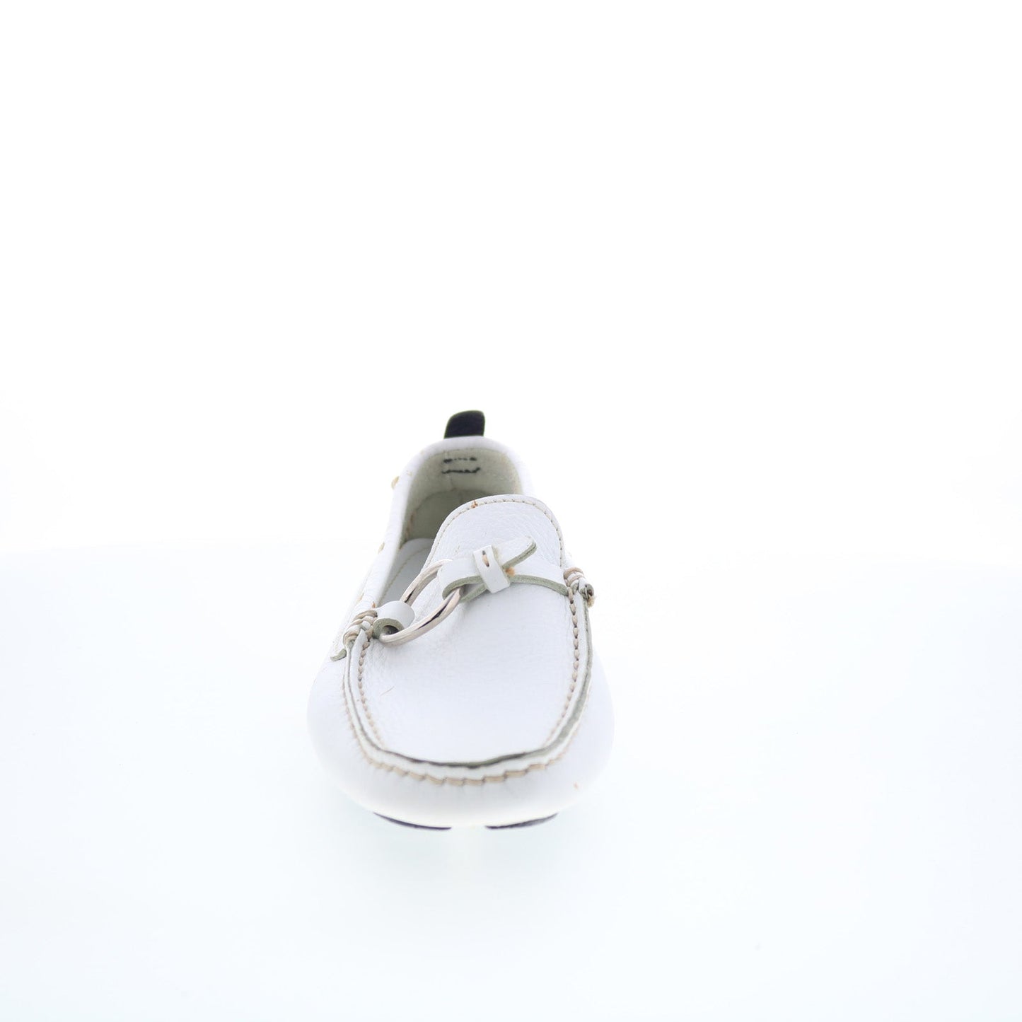 Maracchini & Boghossian Bianco MARAC 8 Womens White Moccasin Flats Shoes