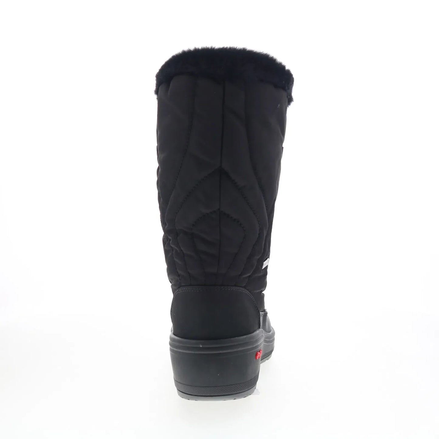 Pajar Marcie 78178 Womens Black Canvas Lace Up Mid Calf Boots