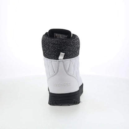 Avenger Metro Composite Toe Electrical Hazard Womens White Wide Work Boots