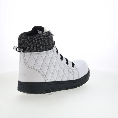 Avenger Metro Composite Toe Electrical Hazard Womens White Wide Work Boots