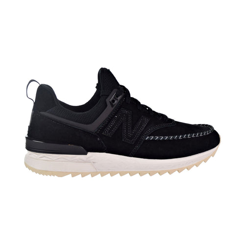 New Balance 574 Sport Mens Shoes Black/Sea Salt
