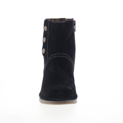 Fly London Nery NERY336FLY-006 Womens Black Suede Ankle & Booties Boots