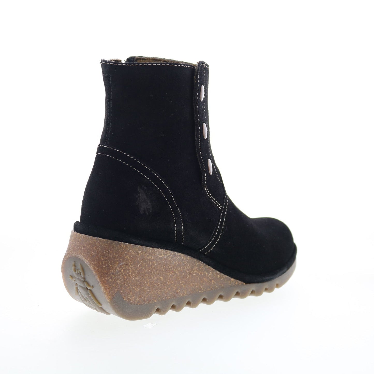 Fly London Nery NERY336FLY-006 Womens Black Suede Ankle & Booties Boots