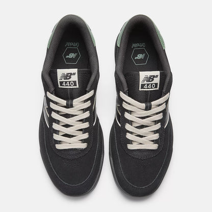 New Balance Numeric 440 V2 Black/White Shoes (NM440BG2)