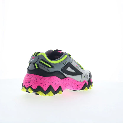 Fila Oakmont TR 5JM00949-059 Womens Gray Leather Athletic Hiking Shoes